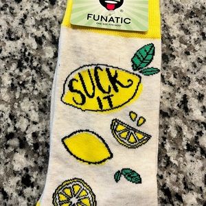 Funatic Novelty Socks “Suck it” Lemon